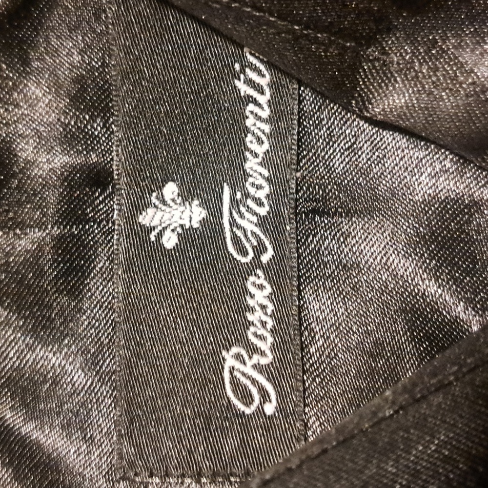 🩶Mens Shiny Black Satin Button-Up Dress Shirt Possibly unisex Sleek Shimmer - Picture 2 of 6